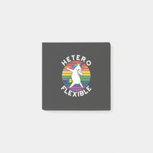Hetero Flexible LGBT Lesbische Schwulenschwule Post-it Klebezettel