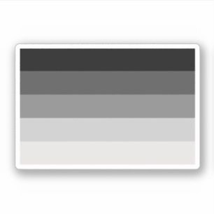 Hetero-Pride-Flag, gerader Stolperflagge Aufkleber