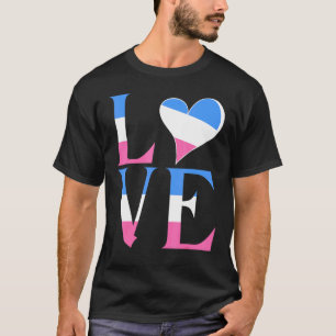 Heterosexuelle Stolperflagge Liebe Unterstützung M T-Shirt