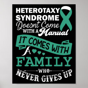 Heterotaxy-Syndrom-Bewusstseins-Familienunterstütz Poster