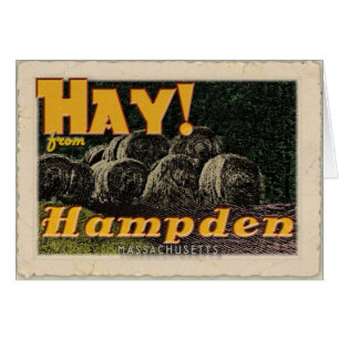Heu! Hampden, MA-Karte
