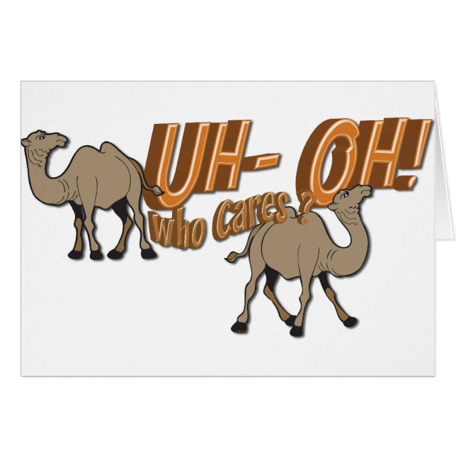 Heu OH Camel de la Journée Hump qui s'occupe (Devant horizontal)