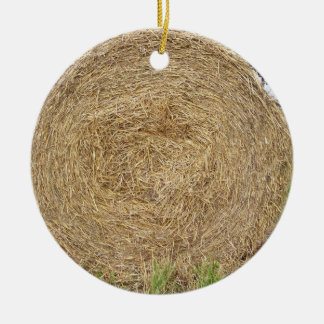 Heuballen auf einem Gebiet Keramik Ornament