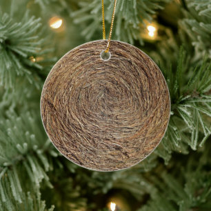 Heuballen-Schmuck Keramikornament