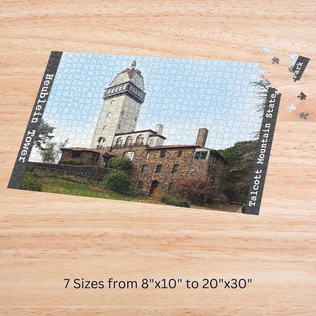 Heublein Tower Talcott Mountain Staat Park CT (Heublein Tower Talcott Mountain State Park CT Jigsaw Puzzle)
