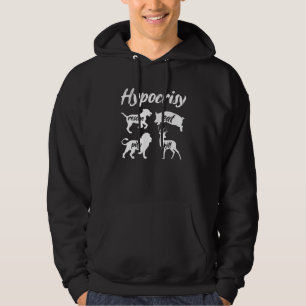 Heuchelei Rescue Eat Veganismus Pflanze Bio Hoodie