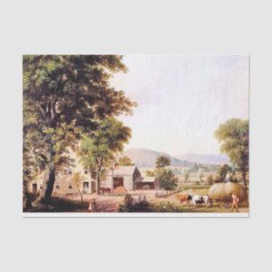 Heuendes Land-Bauers-Americanaseidenpapier Seidenpapier