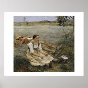 Heuernte — Jules Bastien-Lepage (1877) Poster