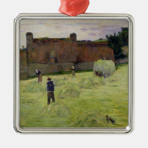 Heuernte Paul Gauguins   in Bretagne, 1888 Ornament Aus Metall
