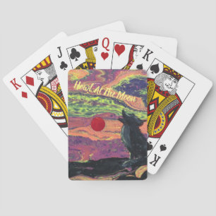 Heulen an den Mond-Karten Spielkarten