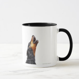 Heulender Dobermann Tasse
