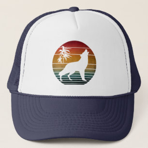 heulender Wolf vintage Truckerkappe