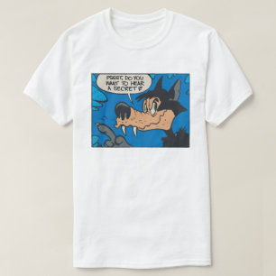 Heulender Wolf wie ich • Willst du ein Geheimnis w T-Shirt