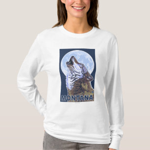 Heulendes MontanaWolf T-Shirt