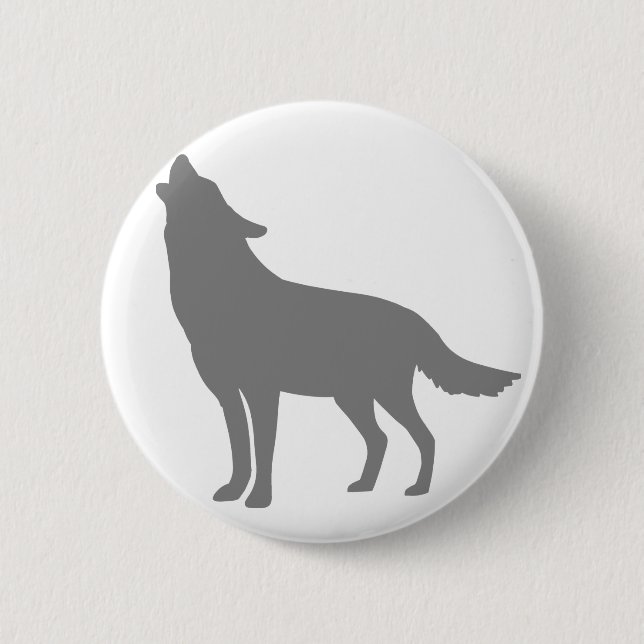 Heulenwolf Button (Vorderseite)