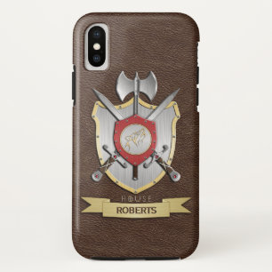 Heulenwolf Sigil Kampf-Wappen Brown Case-Mate iPhone Hülle