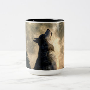 Heulenwolf Zweifarbige Tasse