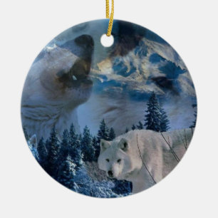HeulenWolfsrudel Keramik Ornament