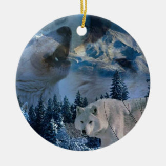HeulenWolfsrudel Keramik Ornament