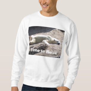 Heure de détendre le sweatshirt