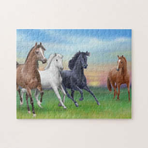 Heure de dîner sur le puzzle de ranch