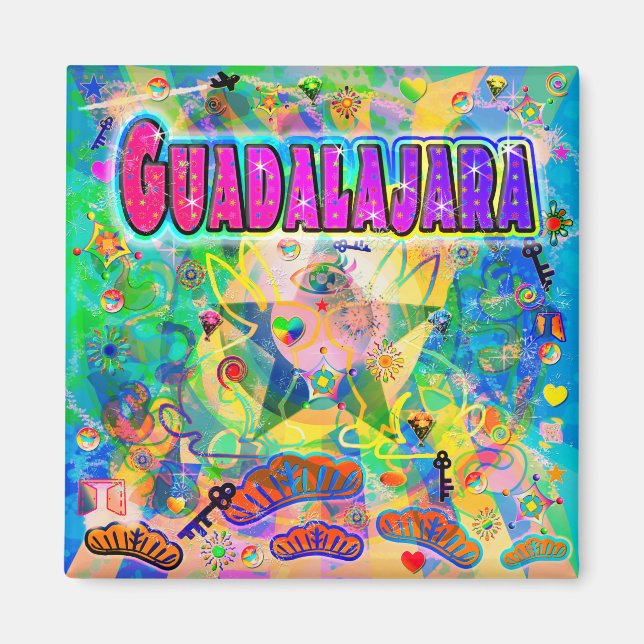 Heure de l'époque de Guadalajara Aimant (Devant)