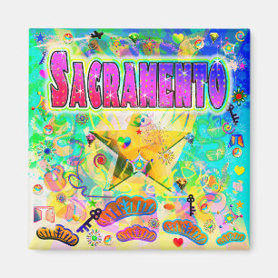 Heure de l'époque de Sacramento Magnet