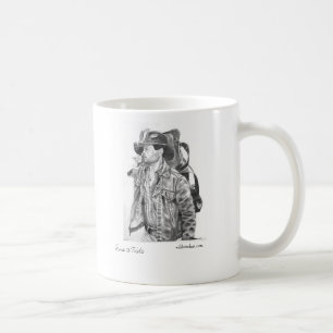 Heure de monter la tasse de café
