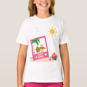 Heure d'été Plage Snap T-shirt photo