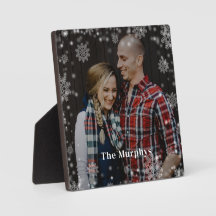 Heure d'hiver Personnalisé Photo Desktop Plaque