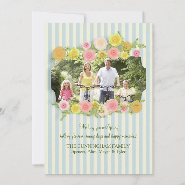 Heure du Carte photo de printemps (Devant)