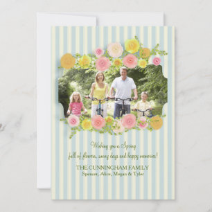 Heure du Carte photo de printemps