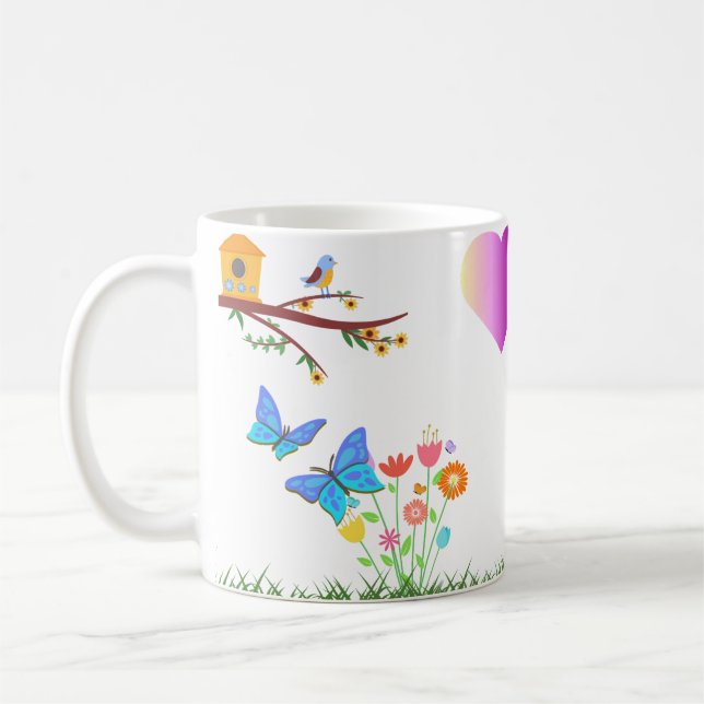 Heure du printemps Mug (Gauche)