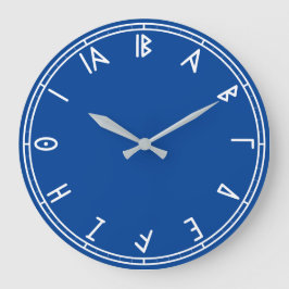 Heure grecque - Horloge avec chiffres grecs