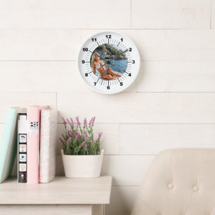 HEURE ! ⏰ Horloge Murale Personnalisée – Ajoutez V