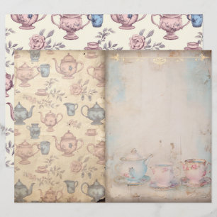 Heure pour le papier journal Tea Junk