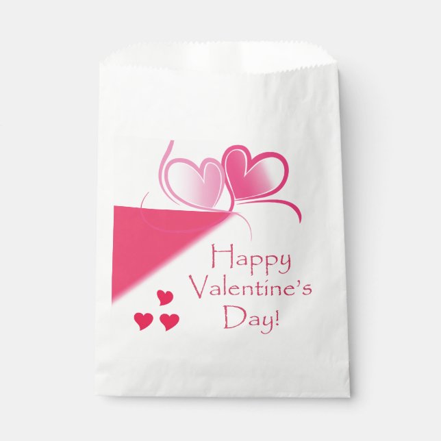 Heureuse Sainte-Valentin Favoriser Sacs Parti Rose (Devant)