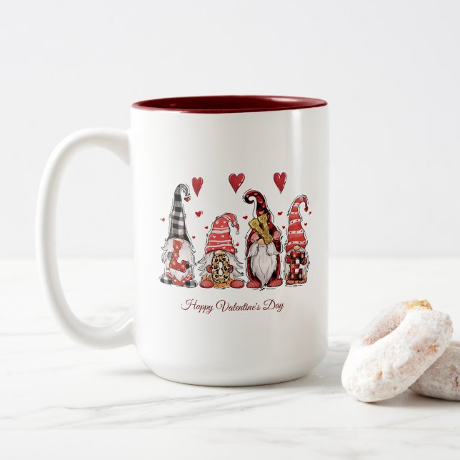Heureuse Sainte-Valentin Mug (Avec donut)