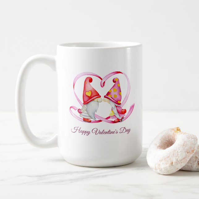 Heureuse Sainte-Valentin Mug (Avec donut)