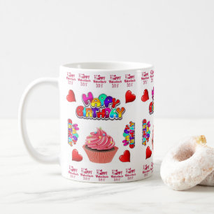 Heureuse Sainte-Valentin Mugs Joyeux anniversaire