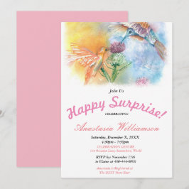 HEUREUSES SURPRISE PARTY INVITATION