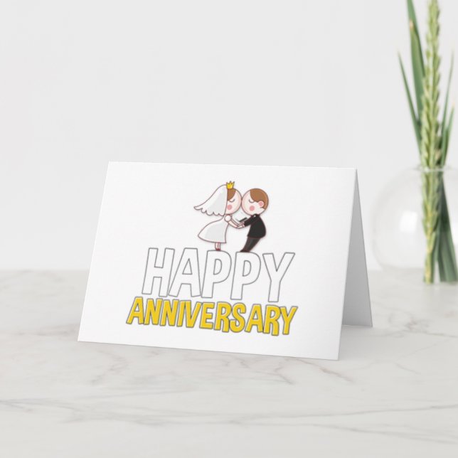 HEUREUX "2e ANNIVERSAIRE** et PROFITEZ! ! ! Carte (Devant)