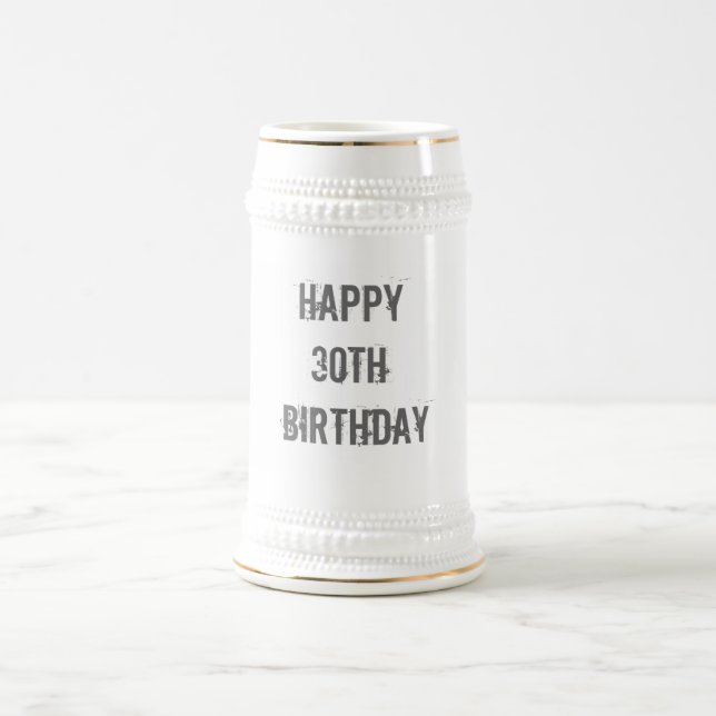 HEUREUX 30E ANNIVERSAIRE STEIN MUG (Centre)