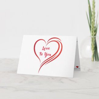 HEUREUX "ANNIVERSAIRE" À L'AMOUR DE MA CARTE DE VI
