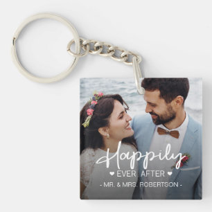 Heureux après mariage photo personnalisée