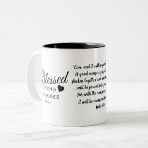 Heureux au-delà des mesures Mug