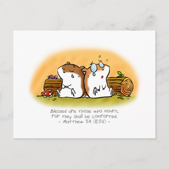 Heureux Ceux Qui Mourent Carte Postale (Devant)