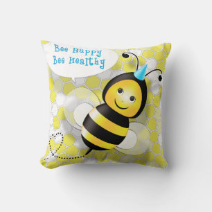 Heureux Coussin d'abeilles