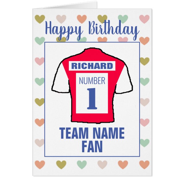 Heureux Fan De Football Anniversaire (Devant)