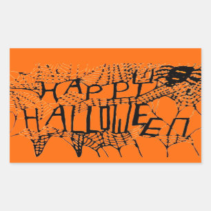 HEUREUX HALLOWEEN SPIDER autocollants WEB